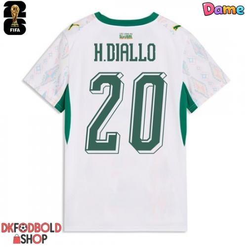 Senegal Habib Diallo #20 Hjemmebanetrøje Dame VM 2026 Kort ærmer